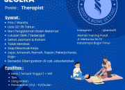 Lowongan Kerja Therapist Serbafit Therapy Terbaru 2026 – Dapatkan Gaji 3,5 – 6 juta Per Bulan