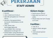 Lowongan Kerja Staff Admin di Vibesbags Singaparna Tasikmalaya Terbaru 2026