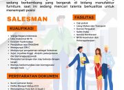 Lowongan Kerja PT Rentang Buana Niagamakmur Tasikmalaya 2026: Posisi Salesman Minimal SMA/SMK