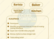 Lowongan Kerja Barista, Baker, Social Media Specialist, Kitchen Shaera Coffee Terbaru 2026