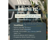 Lowongan Kerja Waitress SPG Ruang Teduh Coffee and Cheese Terbaru 2026