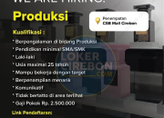 Lowongan Kerja Bagian Produksi Heaven Scent Penempatan CSB Mall Terbaru 2026