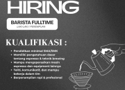 Lowongan Kerja Barista Fulltime Toko Kopi Pin’s Terbaru 2026