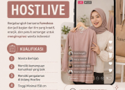 Lowongan Kerja Famehera Tasikmalaya: Buka Posisi Hostlive Fashion Wanita 2026