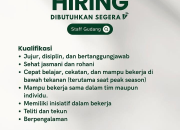 Lowongan Kerja Staff Gudang Aroma Rempah Cimulu Tasikmalaya Terbaru 2026