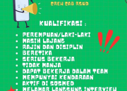 Lowongan Kerja Es Teller Juragan 2026: Posisi Crew Outlet Cabang RSUD
