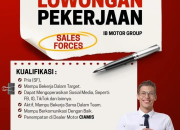 Lowongan Kerja Sales Force IB Motor Group  Terbaru 2026