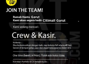 Lowongan Kerja Talent Hantu, Crew & Kasir  Rumah Hantu di Citimall Terbaru 2026