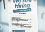 Lowongan Kerja Host Live Streaming Gwyna.id Terbaru 2026
