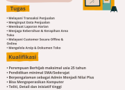 Lowongan Kerja Admin di Toko Benazir Jaya Group (Maarif Jaya) Tasikmalaya 2026