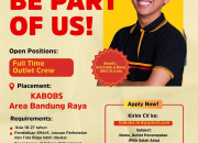 Lowongan Kerja Outlet Crew KABOBS Premium Kebab Bandung Raya 2026