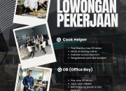 Lowongan Kerja Jeda Sore Coffee & Eatery – Cook Helper & OB (Loker Terbaru 2026)