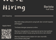Lowongan Kerja Barista Full Time di Teksa (Loker Terbaru 2026)