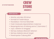 Lowongan Kerja Crew Store Cream Bite Tasikmalaya Mei 2026