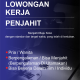 Loker Tasikmalaya: Lowongan Kerja Penahit Baju Koko di Garment Bastoh Terbaru 2026