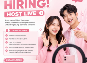 Lowongan Kerja Host Live di Amair Tasikmalaya – Karir Kreatif Terbaru 2026