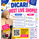 Lowongan Kerja Host Live Shopee di Berjaya Studio Digital Penempatan Ciamis