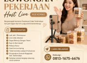 Lowongan Kerja Host Live Puspitasari Cake Tasikmalaya 2026
