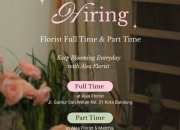 Lowongan Kerja Florist Full Time & Part Time di Alea Florist 2026