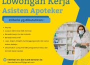 Lowongan Kerja Apotek Barokah Ciamis: Posisi Asisten Apoteker Terbaru 2026