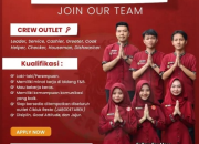Lowongan Kerja Crew Outlet Cibiuk Resto Terbaru 2026 – Dibuka 8 Posisi Strategis