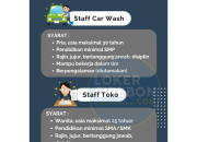 Lowongan Kerja Staff Car Wash dan Staff Toko di Jakarta Motor Cirebon Terbaru 2026