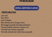 Lowongan Kerja Crew Restoran Empal Gentong H. Apud Pusat Terbaru 2026