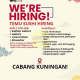 Lowongan Kerja Kasir, Waiters, Kitchen Crew, Dishwasher di Temu Sushi Terbaru 2026