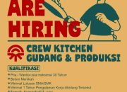 Lowongan Kerja Crew Kitchen, Gudang & Produksi di Tana Makmoer Terbaru 2026