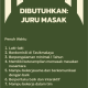 Lowongan Kerja Juru Masak di Haus of Malaya Tasikmalaya Terbaru 2026