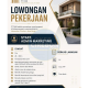 Lowongan Kerja Staff Admin Marketing di PT FAM  Terbaru 2026, untuk SMA/SMK Sederajat