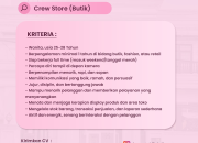 Lowongan Kerja Crew Store Beauty Hijab Tisa Tasikmalaya 2026: Karir Butik Fashion Muslimah