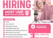 Lowongan Kerja Host Live Berpengalaman Al Futuh Fashion Tasikmalaya Terbaru 2026