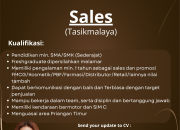 Lowongan Kerja Sales Tasikmalaya Inaura Terbaru 2026