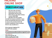 Lowongan Kerja Packing Online Shop CV Pratama Sumber Makmur Terbaru 2026