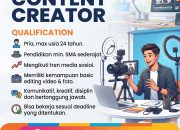 Lowongan Kerja Content Creator Kawalu, Kota Tasikmalaya