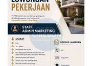 Lowongan Kerja Staff Admin Marketing PT FAM Property Solutions Terbaru 2026
