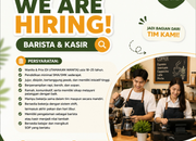 Lowongan Kerja Barista & Kasir Kedai Kopi Terbaru 2026