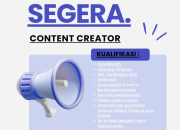 Lowongan Kerja Host Live & Content Creator di Imqh Gadget Ciamis Terbaru 2026