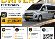 Lowongan Kerja Driver Cititrans di Bandung Terbaru 2026
