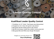 Lowongan Kerja Leader Quality Control Kalisha Tasikmalaya Terbaru 2026