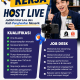 Lowongan Kerja Host Live TikTok & Shopee Acep Herbal 2026