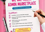 Lowongan Kerja Freelance Admin Marketplace Anugerah Cosmetics Terbaru 2026