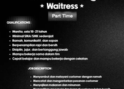 Lowongan Kerja Waitress Part Time di KOPIKU Terbaru September 2026