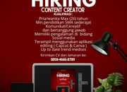 Lowongan Kerja Content Creator IFIX.ID & IMAHGADGET Terbaru 2026
