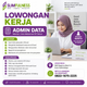 Lowongan Kerja Admin Data Slimfulness Kota Tasikmalaya Terbaru 2026