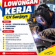 Lowongan Kerja Welder, Elektronika, & Pembelian CV Sanjaya Terbaru 2026