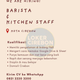 Lowongan Kerja Barista & Kitchen Staff Teraspace Terbaru 2026