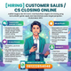 Lowongan Kerja Customer Sales / CS Closing Online di Sakinatun Store Tasikmalaya 2026