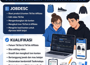 Lowongan Kerja Staff Content TikTok Affiliate Tasikmalaya Terbaru 2026